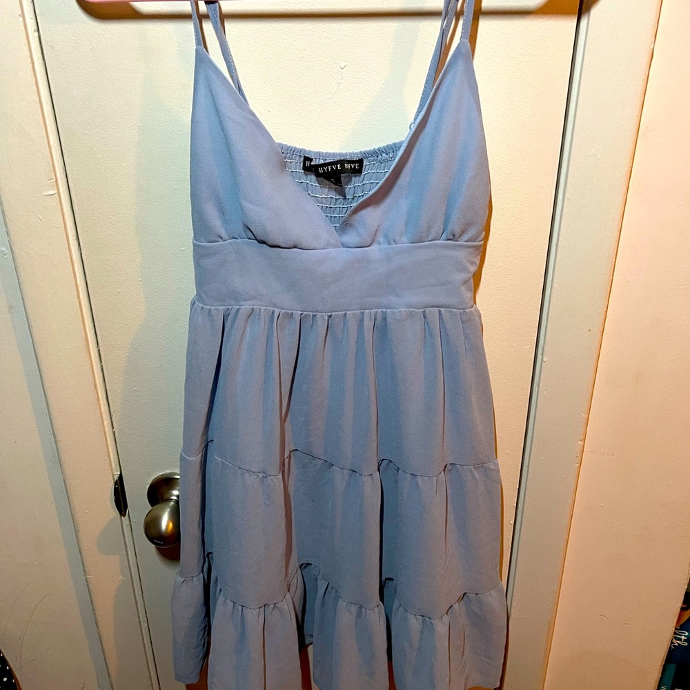 HYFVE HYFVE HYFVE Small Blue Tiered Dress